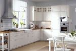 Белая угловая кухня из крашеного МДФ Vesta 6