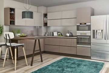 Кухня из пластика угловая Lora 6