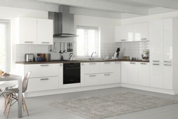 Кухня из акрила Ostin 5 угловая