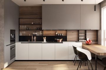 Кухня из Fenix Savanna 12 угловая