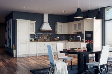 Кухня из массива Tiffany 19 угловая