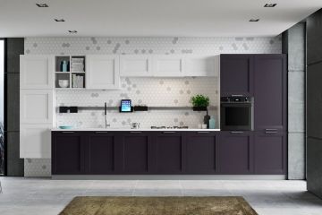 Кухня из крашеного МДФ Vesta 13